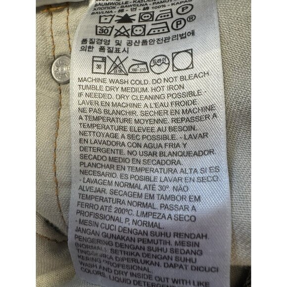 Levis 505 Retro Classic Mens Jeans 34x30 Faded Stone wash Y2K Denim Streetwear - Picture 7 of 11